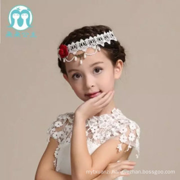 european style headdress for head wear necklace lace appliqued flower hairs accessories